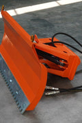 48" Hydraulic Dozer Blade – Heavy - Duty Grading Attachment for Mini Skid Steer | SKU: 1227536 - with | Sold by Uncle Wiener's Wholesale