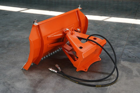 48" Hydraulic Dozer Blade – Heavy - Duty Grading Attachment for Mini Skid Steer | SKU: 1227536 - with | Sold by Uncle Wiener's Wholesale