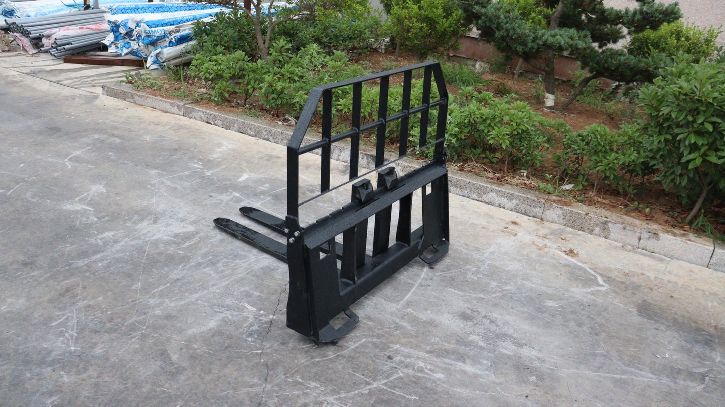 48" Skid Steer Pallet Fork Attachment 3300 lb Capacity Heavy Duty SSPF4833 - with | Sold by Uncle Wiener's Wholesale