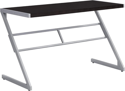 48″ Z‑Leg Computer Desk – Rustic Industrial Style Modern Office Furniture K737D - with Rustic & Black Base | Sold by Uncle Wiener's Wholesale