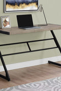 48″ Z‑Leg Computer Desk – Rustic Industrial Style Modern Office Furniture K737D - with Rustic & Black Base | Sold by Uncle Wiener's Wholesale