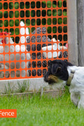4x50 FT Plastic Snow Fence – Green & Orange Wind/Safety Barrier | 57WF5 / 57WF6 - with Orange Fence | Sold by Uncle Wiener's Wholesale