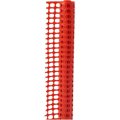 4x50 FT Plastic Snow Fence – Green & Orange Wind/Safety Barrier | 57WF5 / 57WF6 - with Orange Fence | Sold by Uncle Wiener's Wholesale
