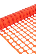 4x50 FT Plastic Snow Fence – Green & Orange Wind/Safety Barrier | 57WF5 / 57WF6 - with Orange Fence | Sold by Uncle Wiener's Wholesale