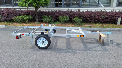 4x8 FT Folding Aluminum Utility Trailer – Lightweight, Rust-Resistant ATV Hauler | 1400 LB GVWR | Model 90158AL1 - General Equipment with | Sold by Uncle Wiener's Wholesale