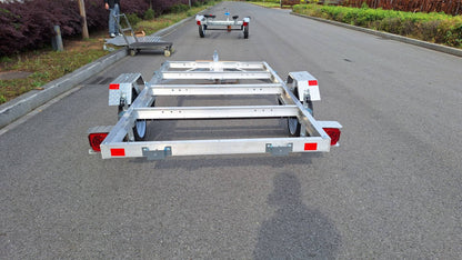 4x8 FT Folding Aluminum Utility Trailer – Lightweight, Rust-Resistant ATV Hauler | 1400 LB GVWR | Model 90158AL1 - General Equipment with | Sold by Uncle Wiener's Wholesale