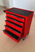 5 - Drawer Rolling Tool Cabinet with Lock & Wheels – Heavy - Duty Steel Storage | SKU: KN203305P - Tool Bench with | Sold by Uncle Wiener's Wholesale