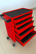 5 - Drawer Rolling Tool Cabinet with Lock & Wheels – Heavy - Duty Steel Storage | SKU: KN203305P - Tool Bench with | Sold by Uncle Wiener's Wholesale