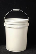 5 Gallon Round Bucket with Lid Set – Heavy - Duty, Iron Handle – SKU: 0254812 - with | Sold by Uncle Wiener's Wholesale