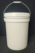 5 Gallon Round Bucket with Lid Set – Heavy - Duty, Iron Handle – SKU: 0254812 - with | Sold by Uncle Wiener's Wholesale