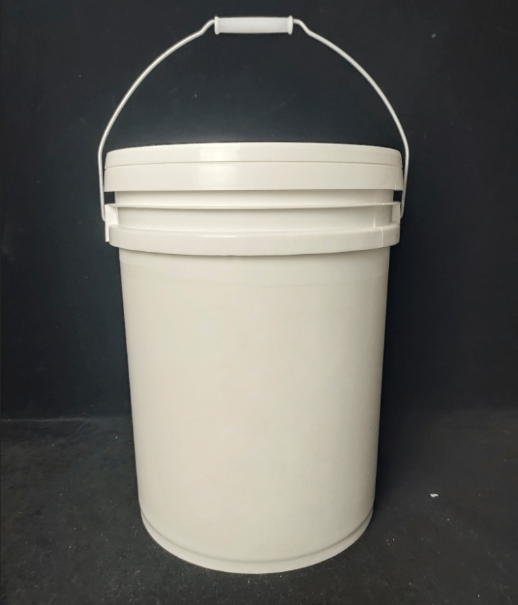 5 Gallon Round Bucket with Lid Set – Heavy - Duty, Iron Handle – SKU: 0254812 - with | Sold by Uncle Wiener's Wholesale