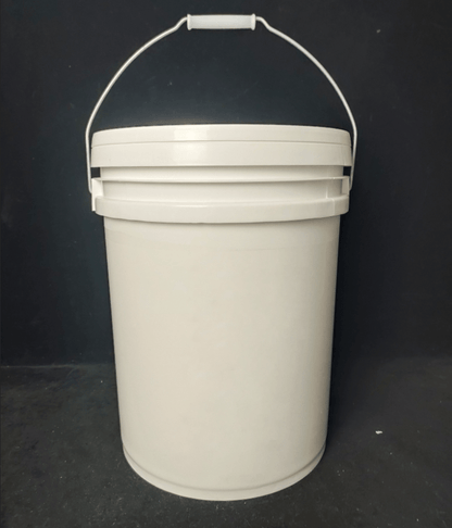 5 Gallon Round Bucket with Lid Set – Heavy - Duty, Iron Handle – SKU: 0254812 - with | Sold by Uncle Wiener's Wholesale