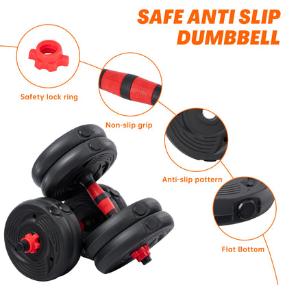 5 - in - 1 Adjustable Dumbbell Set – 22.5 lb & 33 lb Home Gym Weights with Barbell - with 22.5 lbs Adjustable Dumbbell Set | Sold by Uncle Wiener's Wholesale