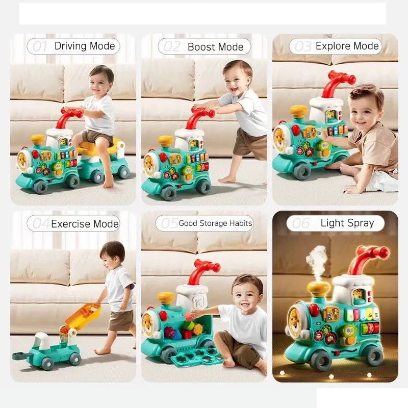 5 - in - 1 Baby Sensory Activity Toy Montessori Learning Board Motor Skills Toy CPS308308 - with | Sold by Uncle Wiener's Wholesale