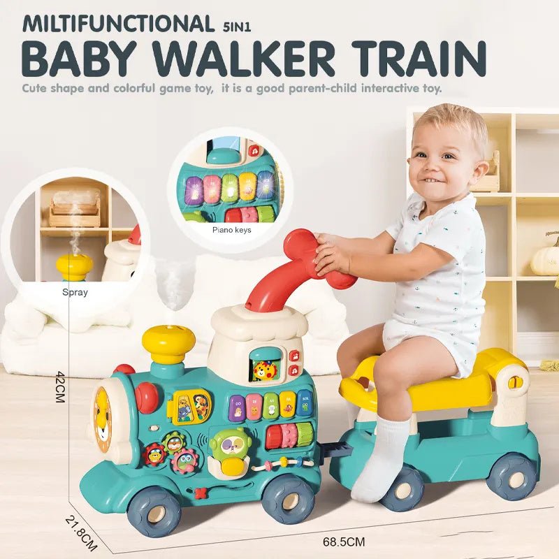 5 - in - 1 Baby Sensory Activity Toy Montessori Learning Board Motor Skills Toy CPS308308 - with | Sold by Uncle Wiener's Wholesale