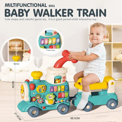 5 - in - 1 Baby Sensory Activity Toy Montessori Learning Board Motor Skills Toy CPS308308 - with | Sold by Uncle Wiener's Wholesale