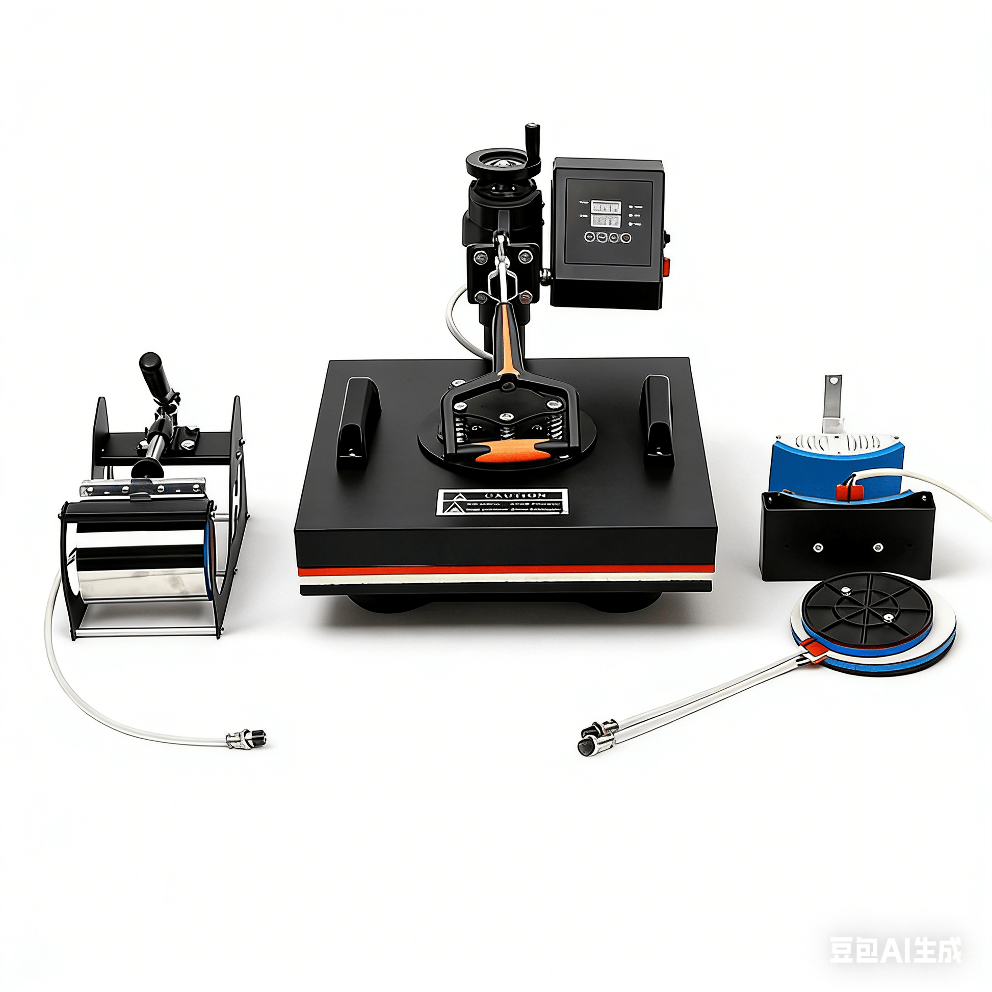 5 in 1 Heat Press Machine 15" x 15" Swing Away T Shirt Mug Hat Plate HP3838 - with | Sold by Uncle Wiener's Wholesale