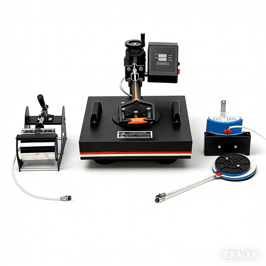 5 in 1 Heat Press Machine 15" x 15" Swing Away T Shirt Mug Hat Plate HP3838 - with | Sold by Uncle Wiener's Wholesale