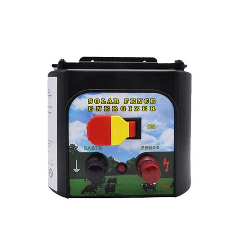 5 KM Solar Electric Fence Energiser – Livestock & Pet Control WTCS015 - with | Sold by Uncle Wiener's Wholesale