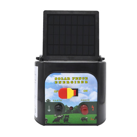 5 KM Solar Electric Fence Energiser – Livestock & Pet Control WTCS015 - with | Sold by Uncle Wiener's Wholesale