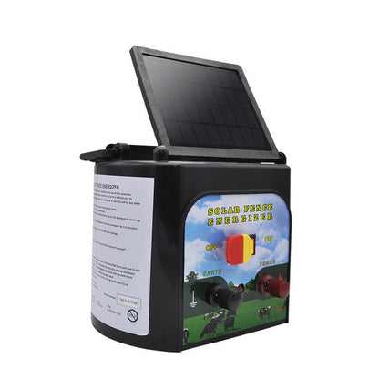 5 KM Solar Electric Fence Energiser – Livestock & Pet Control WTCS015 - with | Sold by Uncle Wiener's Wholesale