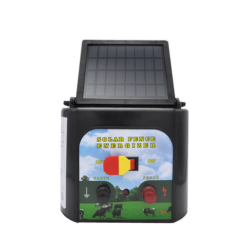 5 KM Solar Electric Fence Energiser – Livestock & Pet Control WTCS015 - with | Sold by Uncle Wiener's Wholesale