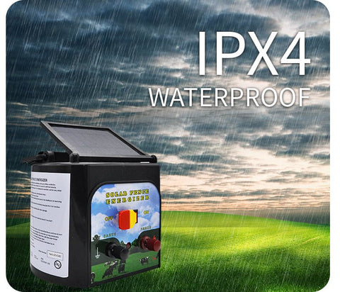 5 KM Solar Electric Fence Energiser – Livestock & Pet Control WTCS015 - with | Sold by Uncle Wiener's Wholesale