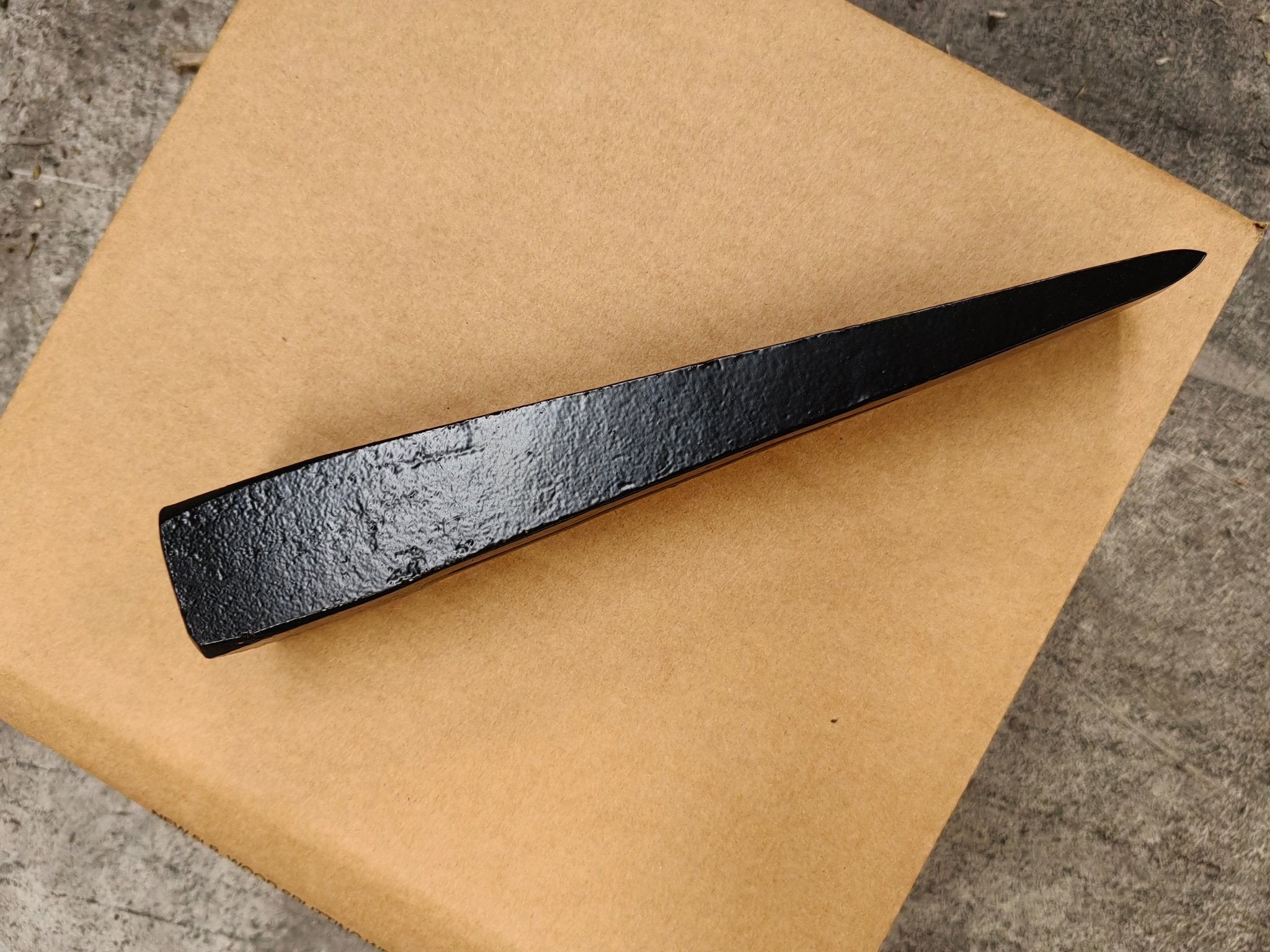 5 lb Wood Splitting Wedge – Heavy - Duty 45 Carbon Steel Forged Log Splitter SM045LB - with | Sold by Uncle Wiener's Wholesale