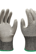 5 - Pack Safety Work Gloves – Level 5 Cut Resistant PU Coated | SB26003 - with | Sold by Uncle Wiener's Wholesale