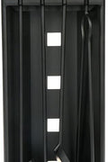 5 - Piece Black Fireplace Tool Set with Stand – Heavy Duty Steel, Minimalist Design 0284812 - with | Sold by Uncle Wiener's Wholesale