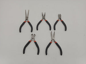 5-Piece Mini Pliers Set 4"–6" Precision Tool Kit Carbon Steel T0999