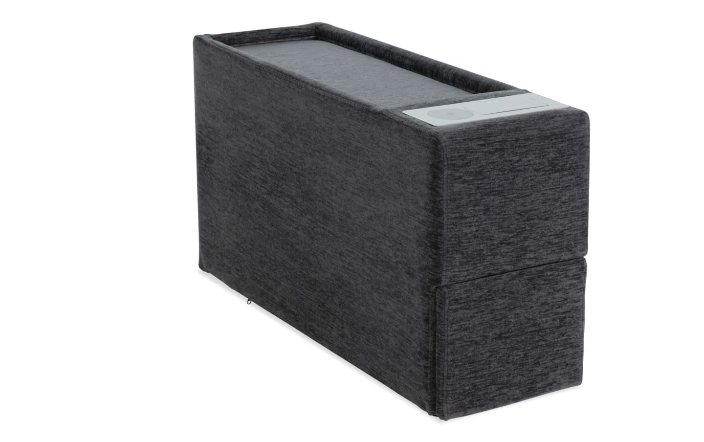 5-Piece Modular Sectional Sofa with Storage & USB Charging Console 147" Wide Charcoal/Gray BO916 - with Gray | Sold by Uncle Wiener's Wholesale