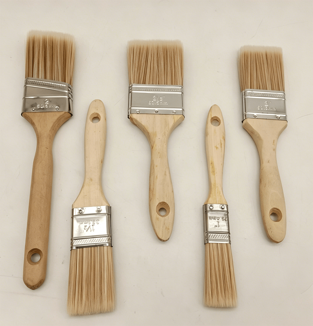 5-Piece Paint Brush Set 1" 1.5" 2" 2.5" Mixed Size Painting Brushes T1007 - with | Sold by Uncle Wiener's Wholesale