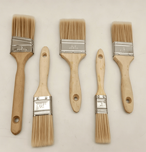 5-Piece Paint Brush Set 1" 1.5" 2" 2.5" Mixed Size Painting Brushes T1007