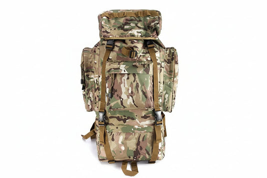 50–65L Large Tactical Backpack – Military Rucksack A88018 Series | MOLLE Outdoor & Survival Pack (Black A88018BLK / CP Camo A88018CP) - with CP Camo | Sold by Uncle Wiener's Wholesale