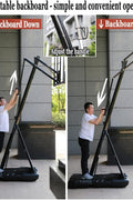 50” Adjustable height 10 FT Portable Basketball Hoop – Shatterproof Backboard – 2506193 - with | Sold by Uncle Wiener's Wholesale