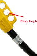 50 Amp Extension Cord – 25FT 250V Outdoor Power Supply Cable with LED, Grip Handle & Cord Organizer RV5030FH - with | Sold by Uncle Wiener's Wholesale