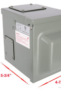 50 Amp RV EV Outdoor Power Outlet Box – NEMA 14 - 50R, 125/250 Volt, Weatherproof Receptacle Panel RM50DFPB - with | Sold by Uncle Wiener's Wholesale