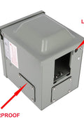 50 Amp RV EV Outdoor Power Outlet Box – NEMA 14 - 50R, 125/250 Volt, Weatherproof Receptacle Panel RM50DFPB - with | Sold by Uncle Wiener's Wholesale