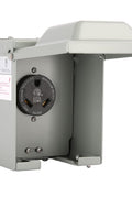 50 Amp RV EV Outdoor Power Outlet Box – NEMA 14 - 50R, 125/250 Volt, Weatherproof Receptacle Panel RM50DFPB - with | Sold by Uncle Wiener's Wholesale