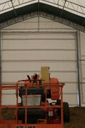 50′ WIDE DOUBLE TRUSS STORAGE BUILDINGS - with Standard 50X80X23 26.5 Oz PVC Cover | Sold by Uncle Wiener's Wholesale