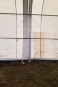 50′ WIDE DOUBLE TRUSS STORAGE BUILDINGS - with Standard 50X80X23 26.5 Oz PVC Cover | Sold by Uncle Wiener's Wholesale