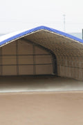 50′ WIDE DOUBLE TRUSS STORAGE BUILDINGS - with Standard 50X80X23 26.5 Oz PVC Cover | Sold by Uncle Wiener's Wholesale