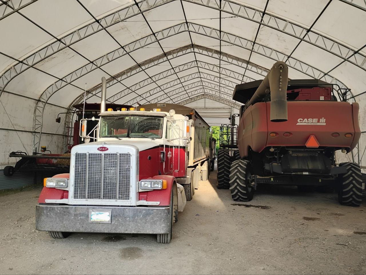 50′ Wide Double Truss Storage Buildings – Heavy - Duty PVC Shelter - Portable Industrial Storage Building with 8FT Truss spacing Upgrade & 26.5 Oz Fabric 50X150X23 | Sold by Uncle Wiener's Wholesale