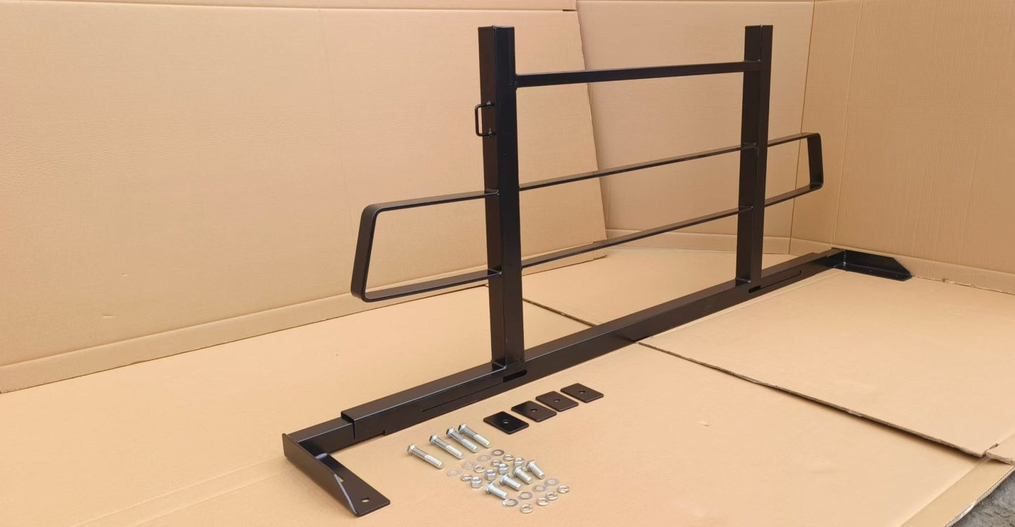 500 lb Adjustable Flat Bar Truck Headache Rack – Universal Pickup Cab Protector & Cargo Guard FBHR0500 - Flat Bar Headache Rack with | Sold by Uncle Wiener's Wholesale