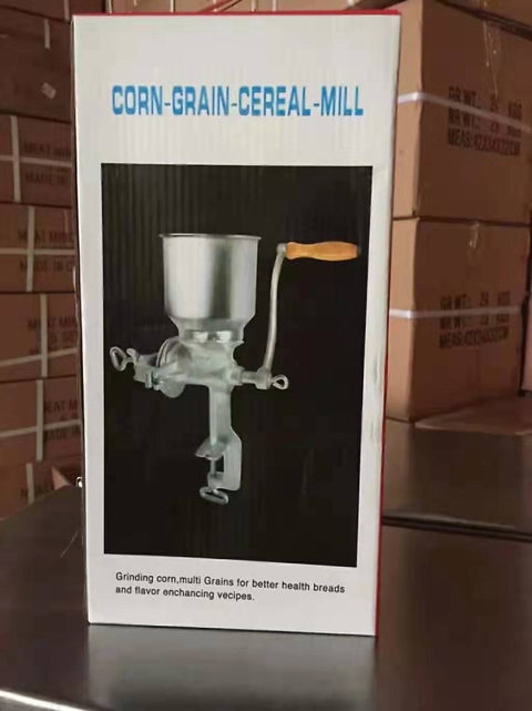 500 Manual Hand Crank Grain Grinder – Adjustable Grain Mill for Home Use 104GM - with | Sold by Uncle Wiener's Wholesale