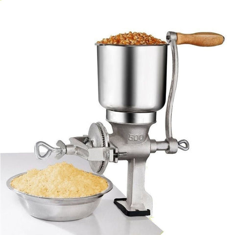 500 Manual Hand Crank Grain Grinder – Adjustable Grain Mill for Home Use 104GM - with | Sold by Uncle Wiener's Wholesale