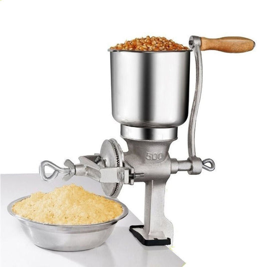500 Manual Hand Crank Grain Grinder – Adjustable Grain Mill for Home Use 104GM - with | Sold by Uncle Wiener's Wholesale