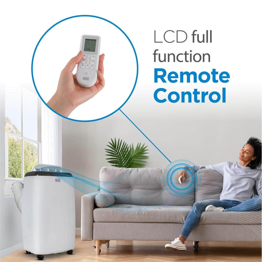 5000 BTU (DOE) Portable Air Conditioner Cools 350 sq. ft. without Heater with Dehumidifier with Remote in White - with | Sold by Uncle Wiener's Wholesale