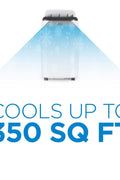 5000 BTU (DOE) Portable Air Conditioner Cools 350 sq. ft. without Heater with Dehumidifier with Remote in White - with | Sold by Uncle Wiener's Wholesale